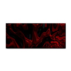 Fractal Red Black Glossy Pattern Decorative Cosmetic Storage Cases