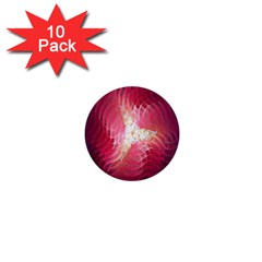 Fractal Red Sample Abstract Pattern Background 1  Mini Buttons (10 Pack) 