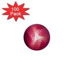 Fractal Red Sample Abstract Pattern Background 1  Mini Magnets (100 pack)  Front