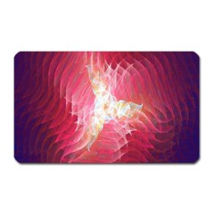 Fractal Red Sample Abstract Pattern Background Magnet (rectangular)