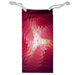 Fractal Red Sample Abstract Pattern Background Jewelry Bag