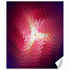 Fractal Red Sample Abstract Pattern Background Canvas 20  X 24   by Amaryn4rt