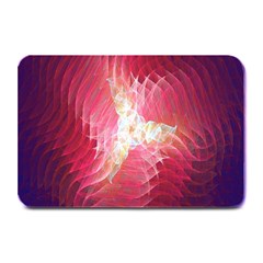 Fractal Red Sample Abstract Pattern Background Plate Mats by Amaryn4rt