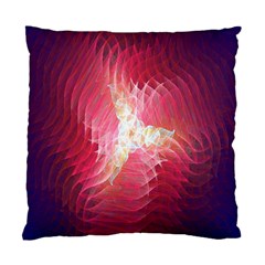 Fractal Red Sample Abstract Pattern Background Standard Cushion Case (two Sides) by Amaryn4rt