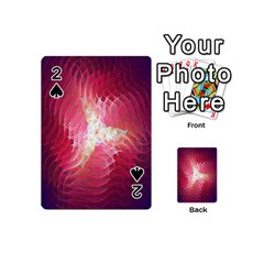 Fractal Red Sample Abstract Pattern Background Playing Cards 54 (mini) 