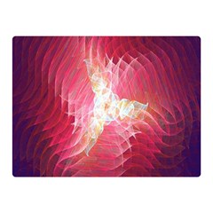 Fractal Red Sample Abstract Pattern Background Double Sided Flano Blanket (mini) 