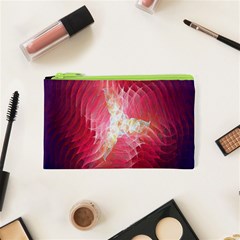 Fractal Red Sample Abstract Pattern Background Cosmetic Bag (xs)