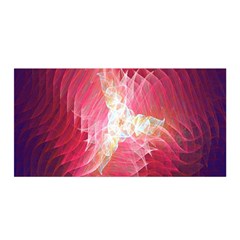 Fractal Red Sample Abstract Pattern Background Satin Wrap by Amaryn4rt