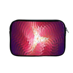 Fractal Red Sample Abstract Pattern Background Apple Macbook Pro 13  Zipper Case