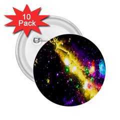 Galaxy Deep Space Space Universe Stars Nebula 2 25  Buttons (10 Pack)  by Amaryn4rt