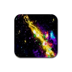 Galaxy Deep Space Space Universe Stars Nebula Rubber Coaster (square)  by Amaryn4rt