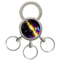 Galaxy Deep Space Space Universe Stars Nebula 3-ring Key Chains by Amaryn4rt