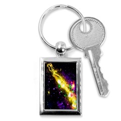 Galaxy Deep Space Space Universe Stars Nebula Key Chains (rectangle) 