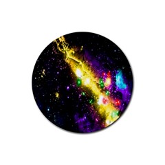 Galaxy Deep Space Space Universe Stars Nebula Rubber Coaster (round) 