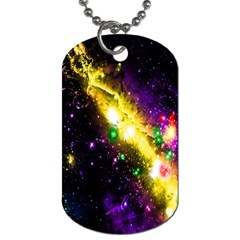 Galaxy Deep Space Space Universe Stars Nebula Dog Tag (two Sides)