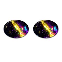 Galaxy Deep Space Space Universe Stars Nebula Cufflinks (oval)