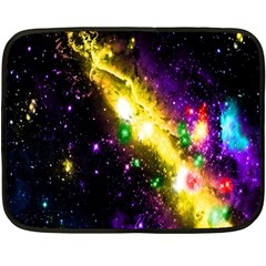 Galaxy Deep Space Space Universe Stars Nebula Fleece Blanket (mini) by Amaryn4rt