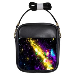 Galaxy Deep Space Space Universe Stars Nebula Girls Sling Bags