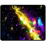 Galaxy Deep Space Space Universe Stars Nebula Double Sided Fleece Blanket (Medium)  58.8 x47.4  Blanket Front