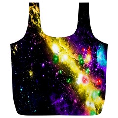 Galaxy Deep Space Space Universe Stars Nebula Full Print Recycle Bags (l) 