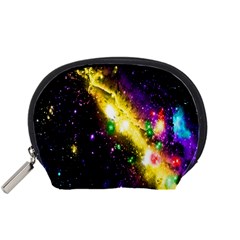 Galaxy Deep Space Space Universe Stars Nebula Accessory Pouches (small)  by Amaryn4rt