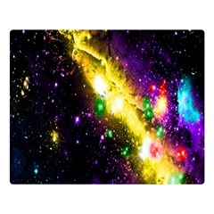 Galaxy Deep Space Space Universe Stars Nebula Double Sided Flano Blanket (large)  by Amaryn4rt