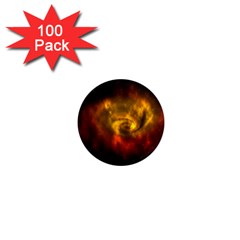 Galaxy Nebula Space Cosmos Universe Fantasy 1  Mini Magnets (100 Pack) 