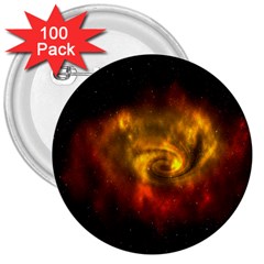 Galaxy Nebula Space Cosmos Universe Fantasy 3  Buttons (100 Pack)  by Amaryn4rt