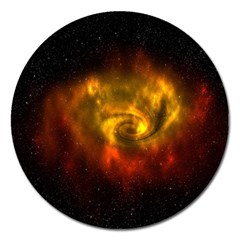 Galaxy Nebula Space Cosmos Universe Fantasy Magnet 5  (round)