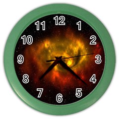 Galaxy Nebula Space Cosmos Universe Fantasy Color Wall Clocks