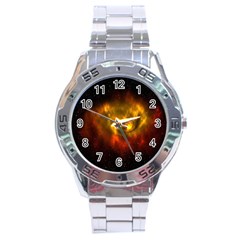 Galaxy Nebula Space Cosmos Universe Fantasy Stainless Steel Analogue Watch