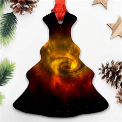 Galaxy Nebula Space Cosmos Universe Fantasy Christmas Tree Ornament (two Sides)