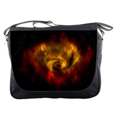 Galaxy Nebula Space Cosmos Universe Fantasy Messenger Bags by Amaryn4rt