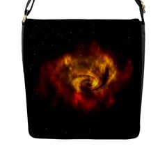 Galaxy Nebula Space Cosmos Universe Fantasy Flap Messenger Bag (l)  by Amaryn4rt