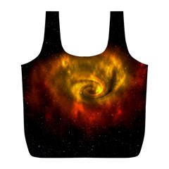 Galaxy Nebula Space Cosmos Universe Fantasy Full Print Recycle Bags (l)  by Amaryn4rt