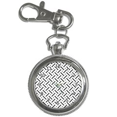 Geometric Pattern Key Chain Watches