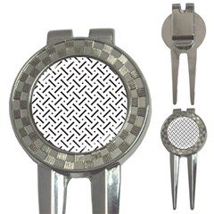 Geometric Pattern 3-in-1 Golf Divots