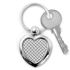 Geometric Pattern Key Chains (heart)  by Amaryn4rt