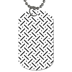 Geometric Pattern Dog Tag (one Side)