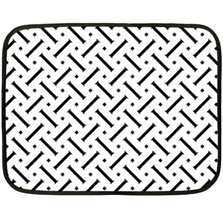 Geometric Pattern Fleece Blanket (Mini)