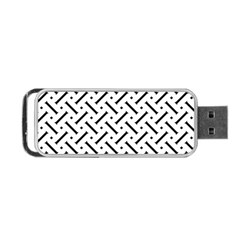 Geometric Pattern Portable Usb Flash (one Side)