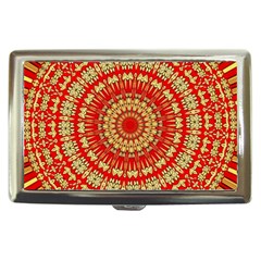 Gold And Red Mandala Cigarette Money Cases