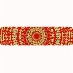 Gold And Red Mandala Large Bar Mats by Amaryn4rt