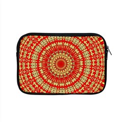 Gold And Red Mandala Apple Macbook Pro 15  Zipper Case by Amaryn4rt