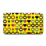 Heart Circle Star Seamless Pattern Medium Bar Mats 16 x8.5  Bar Mat