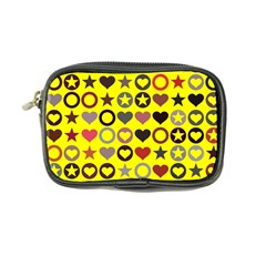 Heart Circle Star Seamless Pattern Coin Purse