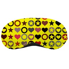 Heart Circle Star Seamless Pattern Sleeping Masks by Amaryn4rt