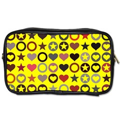 Heart Circle Star Seamless Pattern Toiletries Bags