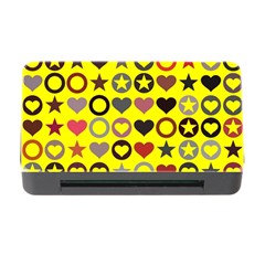 Heart Circle Star Seamless Pattern Memory Card Reader With Cf