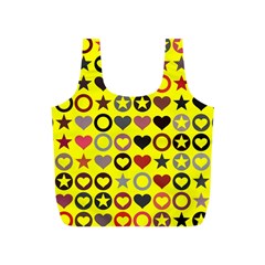 Heart Circle Star Seamless Pattern Full Print Recycle Bags (s) 